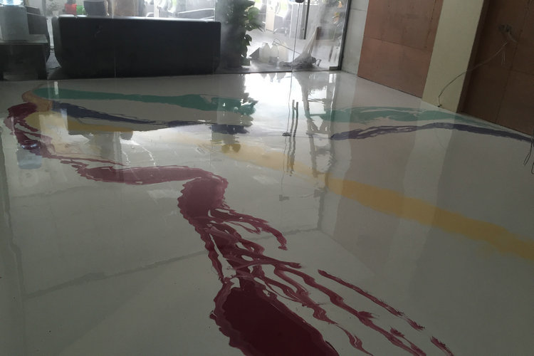 水墨藝術(shù)地坪漆 水墨藝術(shù)地坪漆