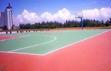 環(huán)氧地坪施工公司講下什么地坪漆適合球場施工？